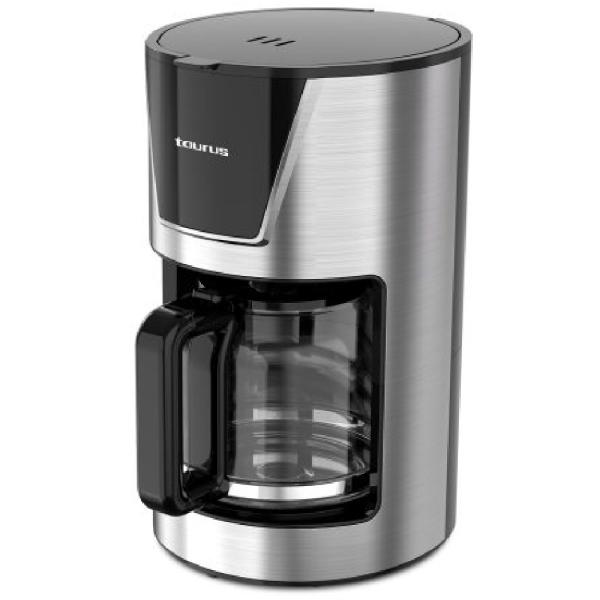 Cafetera Taurus Silicia 1.2L 12 Tazas Filtro Permanente Base Giratoria Negro