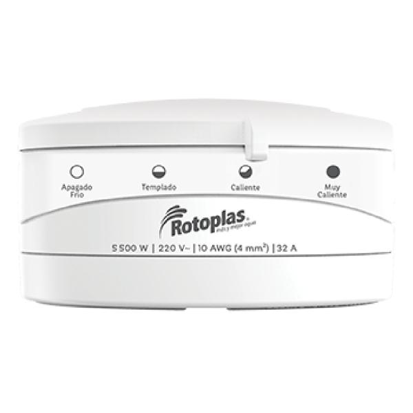 Rotoplas Ducha Eléctrica 4 Temperaturas 3800W Sistema Antichispa Ahorro Energético Blanco