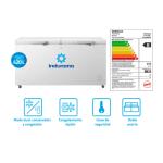 Indurama CI-420 Congeladora Horizontal 2 Puertas 420L Eficiencia A+ Sistema No Frost Blanco
