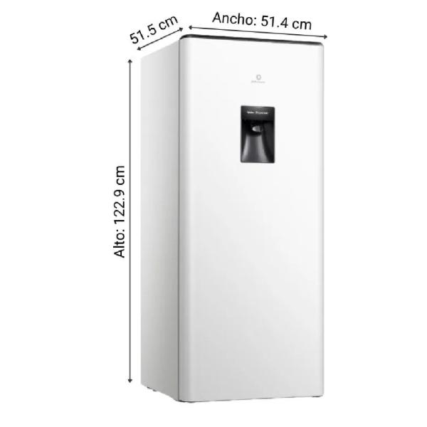 Indurama RI-289DBL 177L Frost Bandejas Vidrio Cajón Verduras Blanco