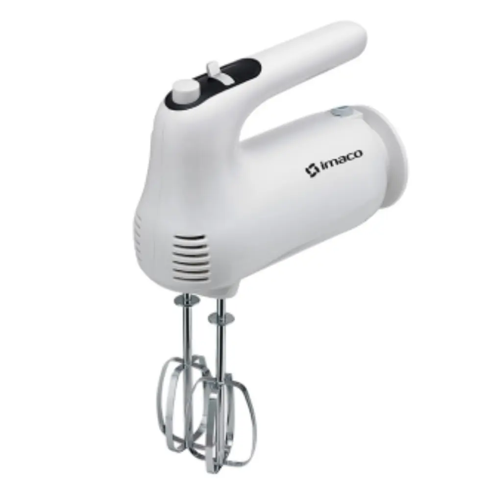 Imaco HM505 Batidora Manual 150W 5 Velocidades Turbo Cuchillas Acero Inoxidable Blanco