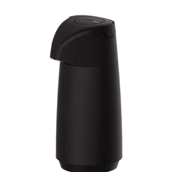 Tramontina 70161954 Termo con Sifón 1 Lt Acero Inoxidable Doble Pared Negro