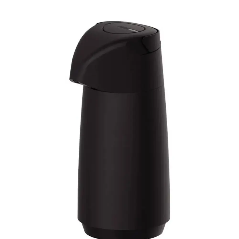 Tramontina 70161954 Termo con Sifón 1 Lt Acero Inoxidable Doble Pared Negro