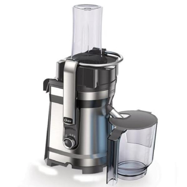 Oster FPSTJE318C 850W Extractor de Jugos 3 en 1 Prensa Frío Centrífuga Acero Inoxidable