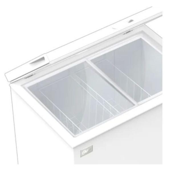 Oster PCFME7001WE 199L Congeladora Vertical 4 Estantes Sistema No Frost Blanco