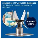 Licuadora Oster Reversible 600W Vaso de Cristal 1.25L Motor Silencioso Rojo