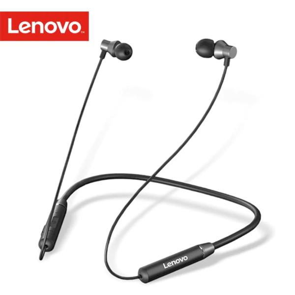 Lenovo HE05 Headphones Bluetooth 5.0 Compatible con Todos los Dispositivos Ligero y Cómodo Diseño Plegable